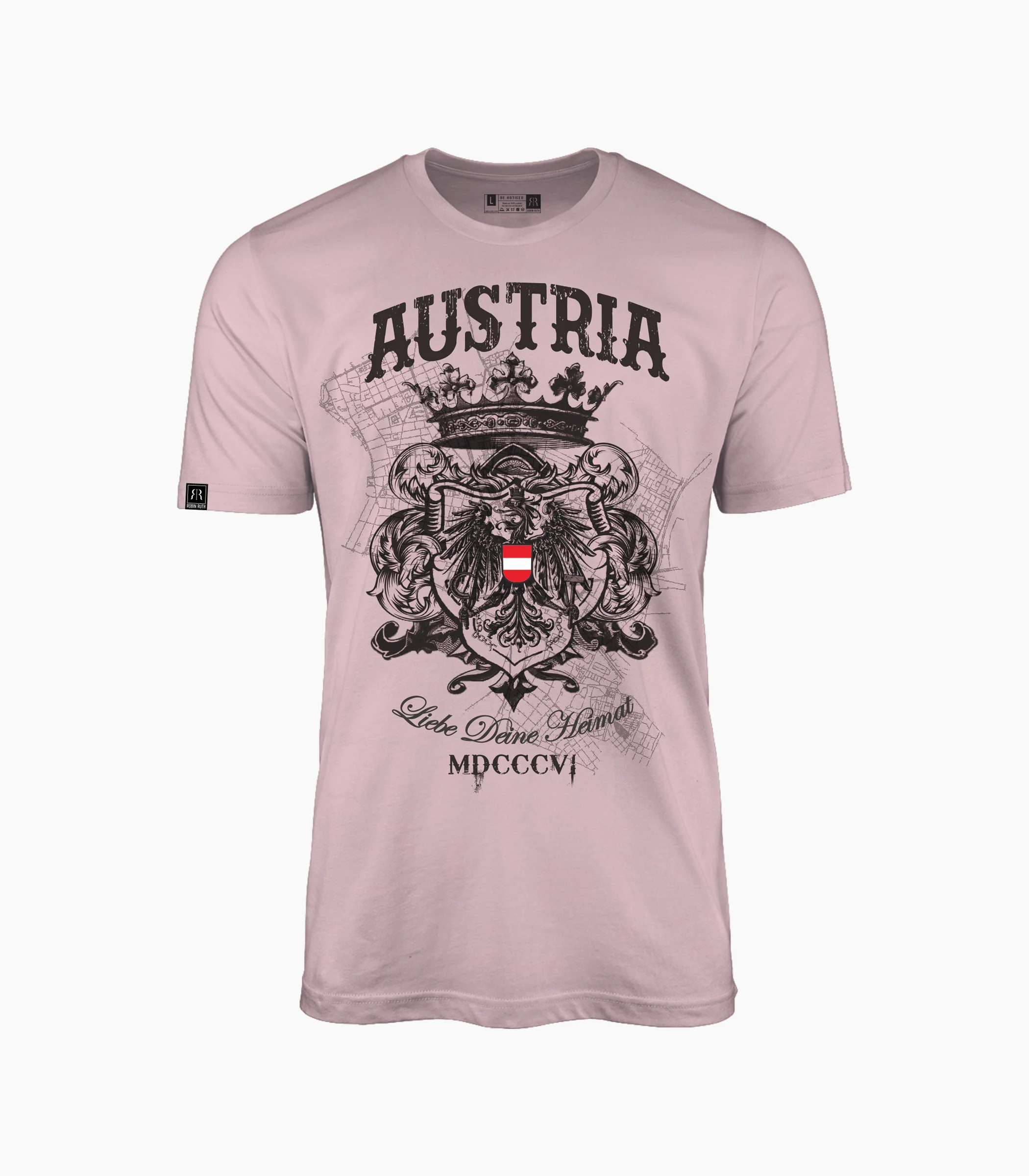 Austria Rundhalsausschnitt T-Shirt Unisex-Rcd002