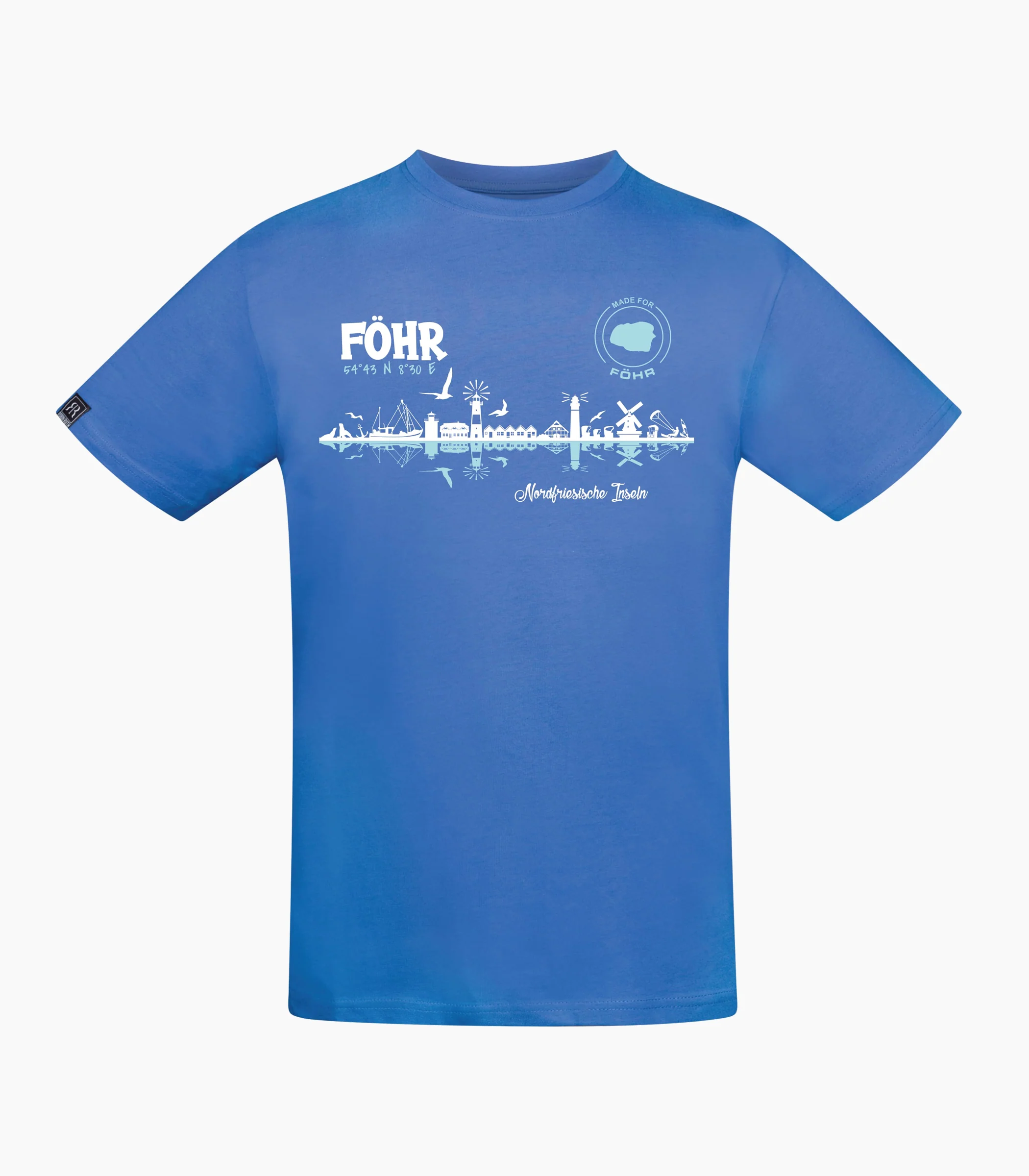 Föhr Rundhalsausschnitt T-Shirt Unisex-RRT102