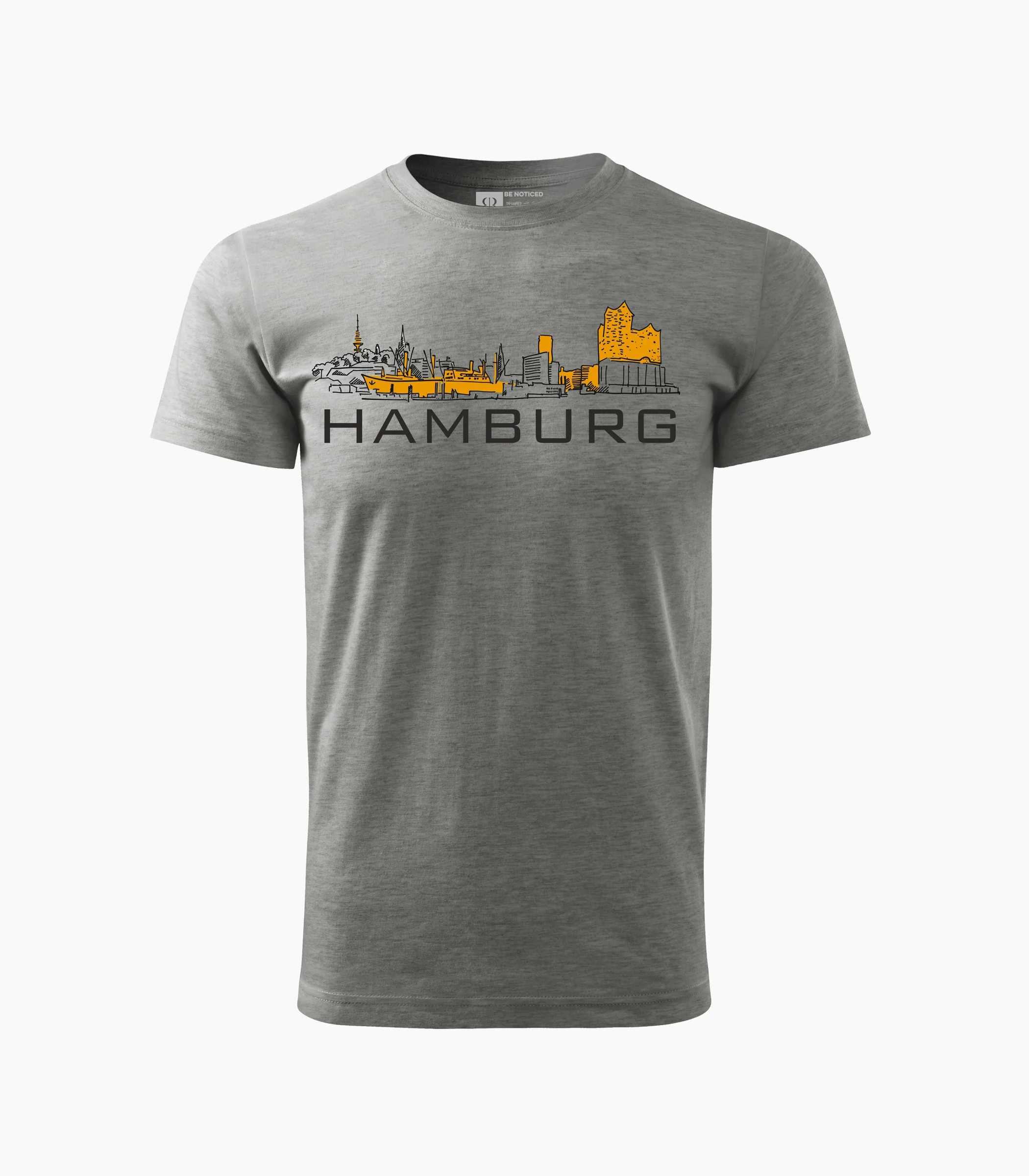 Hamburg Rundhalsausschnitt T-Shirt Unisex-Rrt35