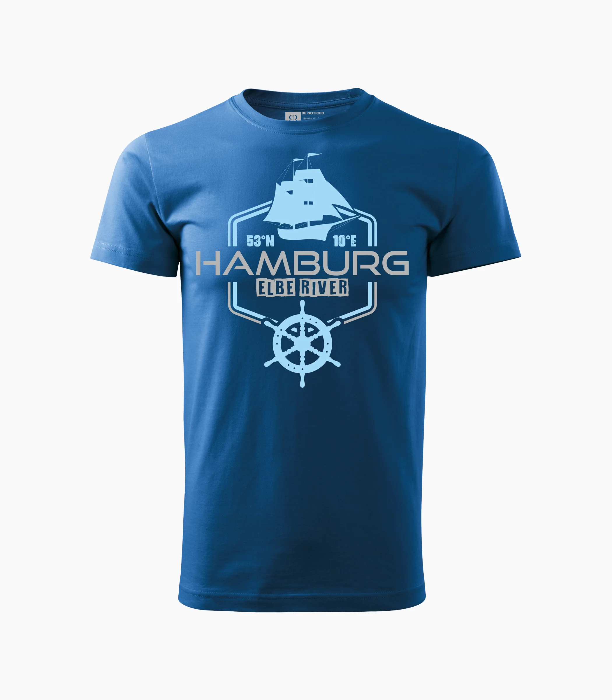 Hamburg Rundhalsausschnitt T-Shirt Unisex-Rrt38