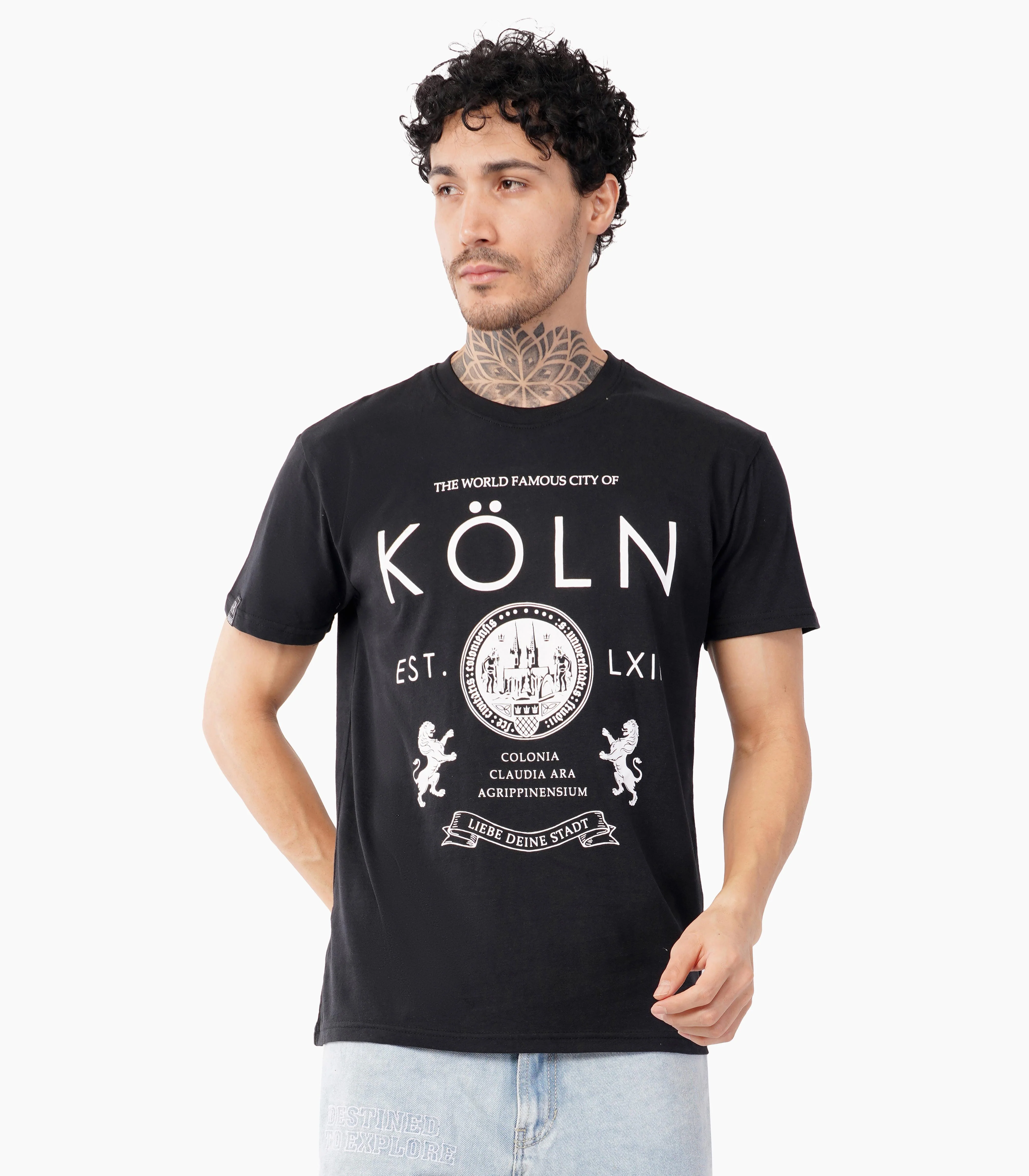 Köln Rundhalsausschnitt T-Shirt Unisex-RRT412