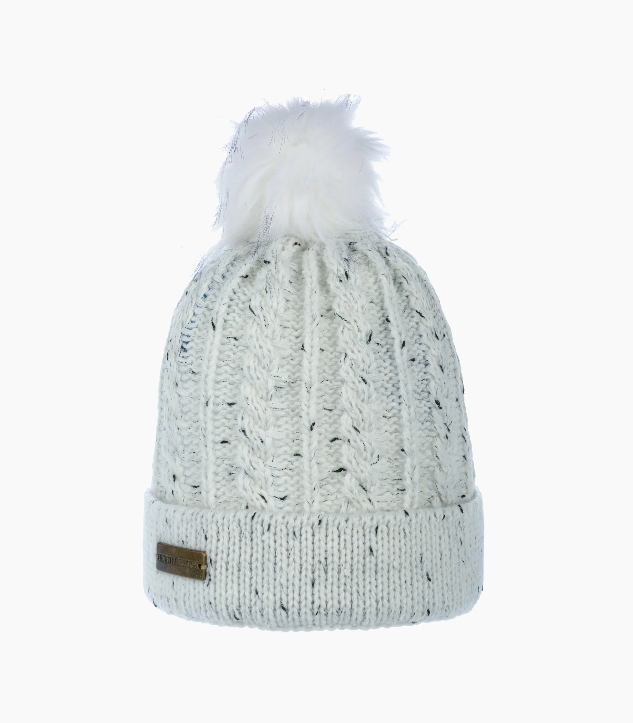 Neutral Pompon Wintermütze