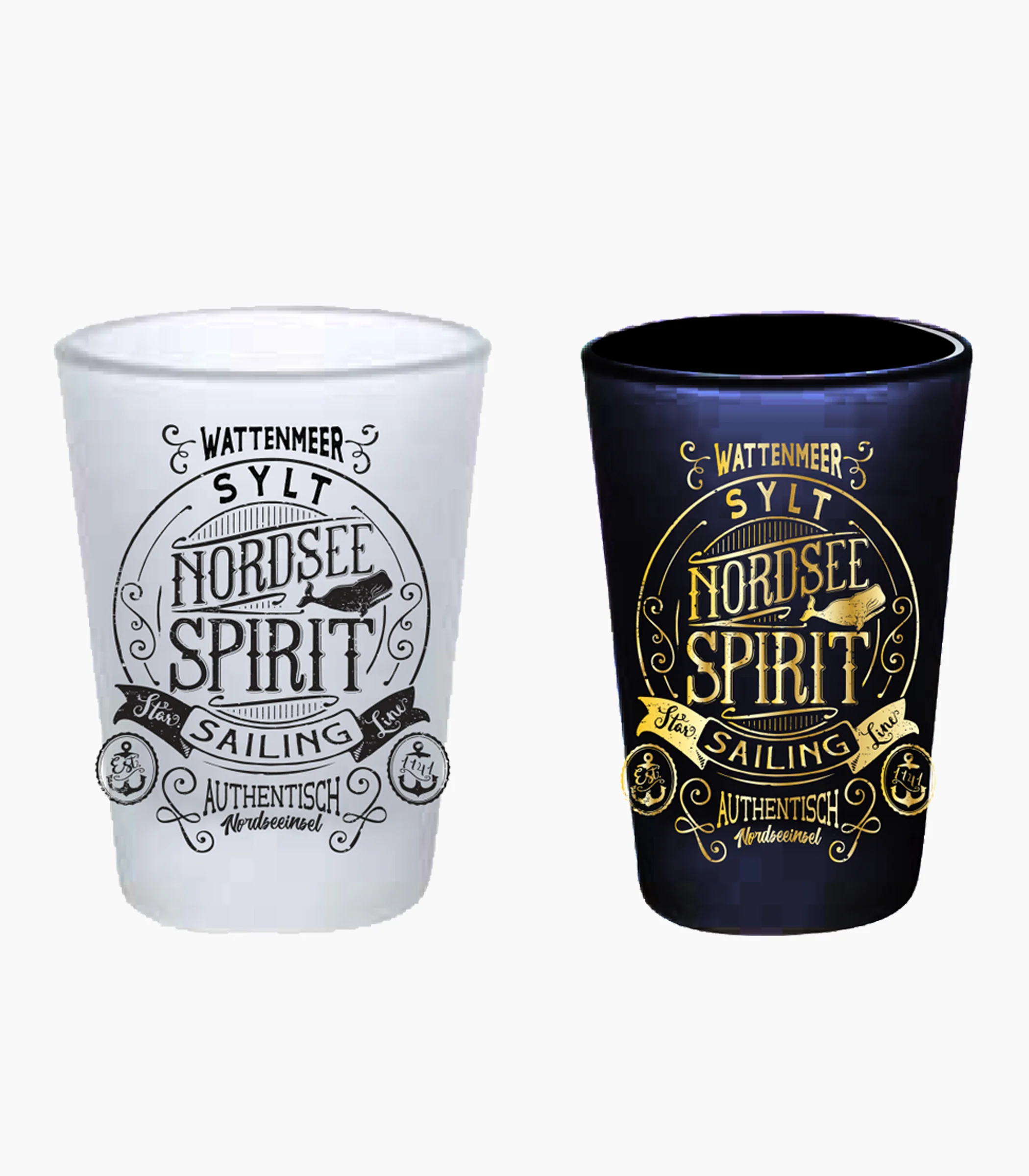 Nordsee Shotglass - Doppelpack