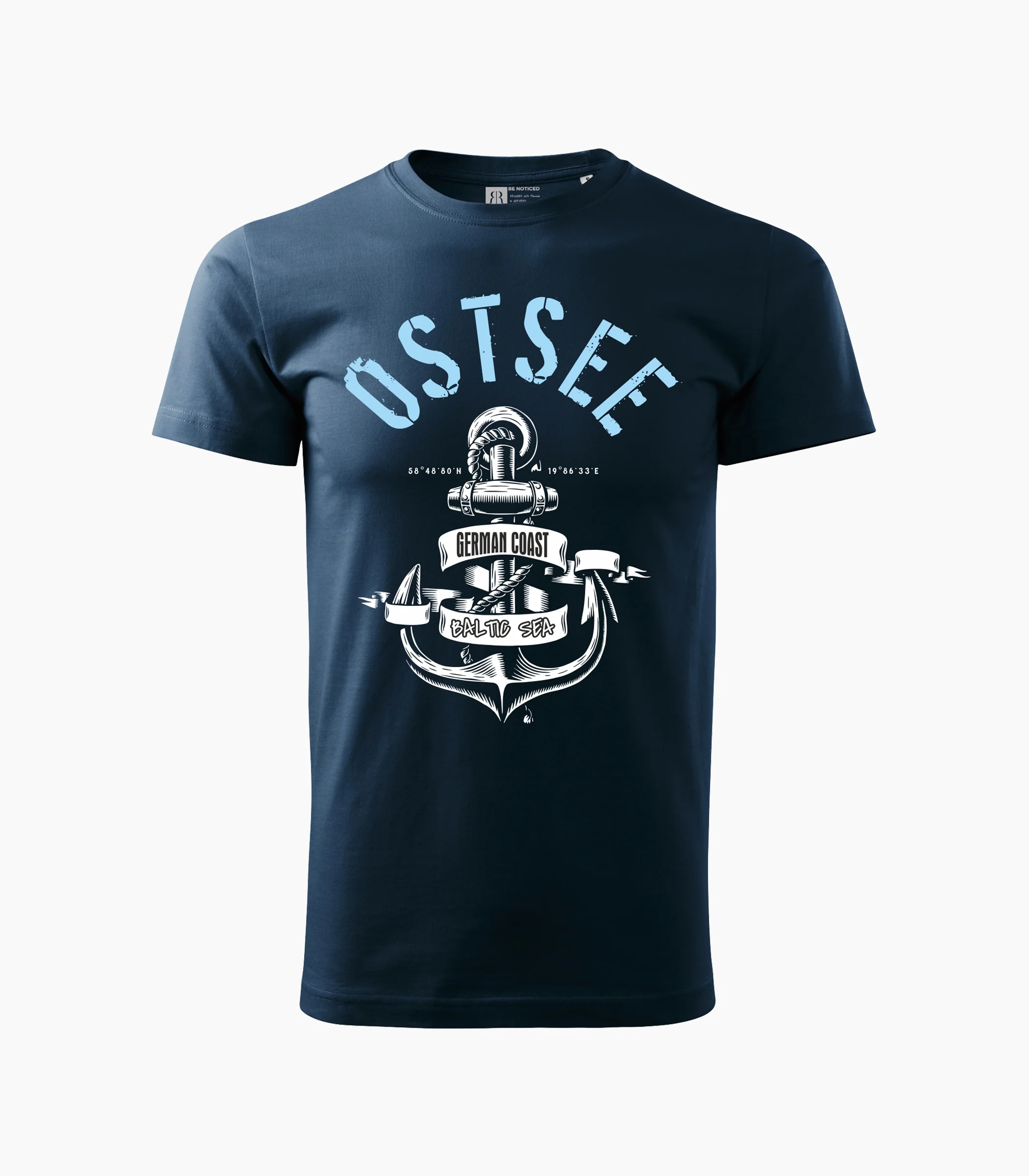 Ostsee Rundhalsausschnitt T-Shirt Unisex-Rrt11