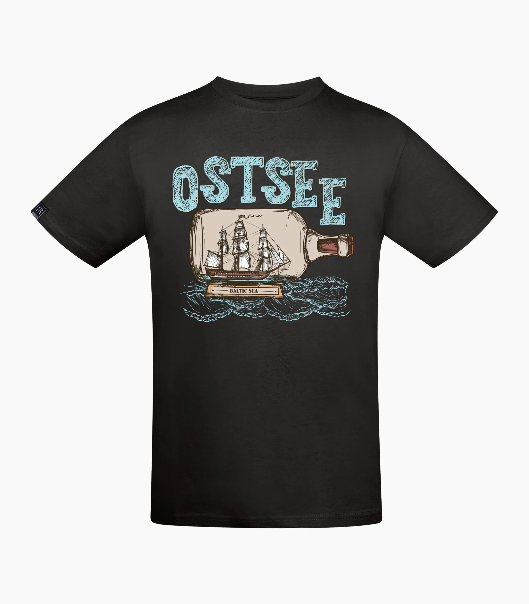 Ostsee Rundhalsausschnitt T-Shirt Unisex-RRT145
