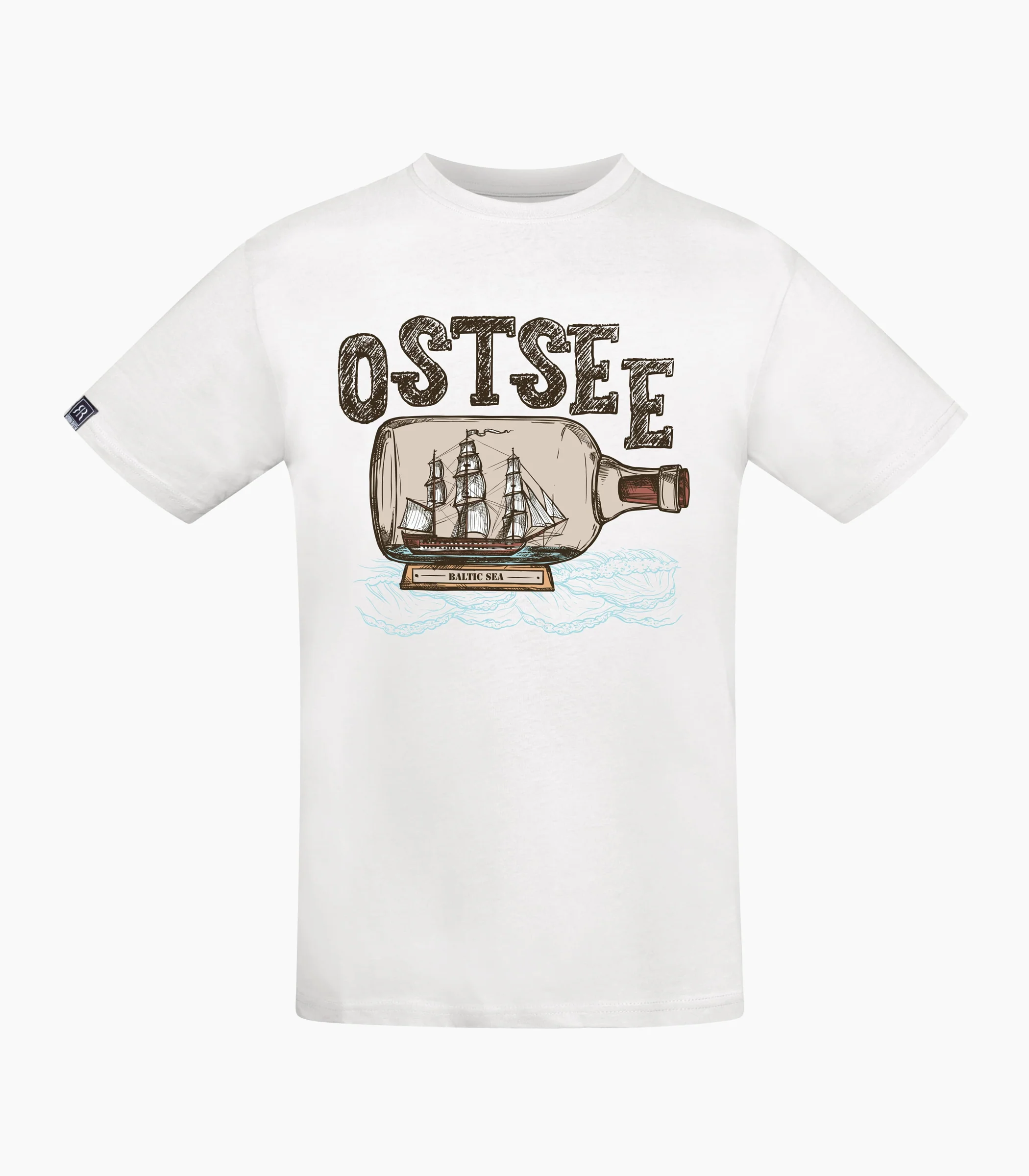 Ostsee Rundhalsausschnitt T-Shirt Unisex-RRT146