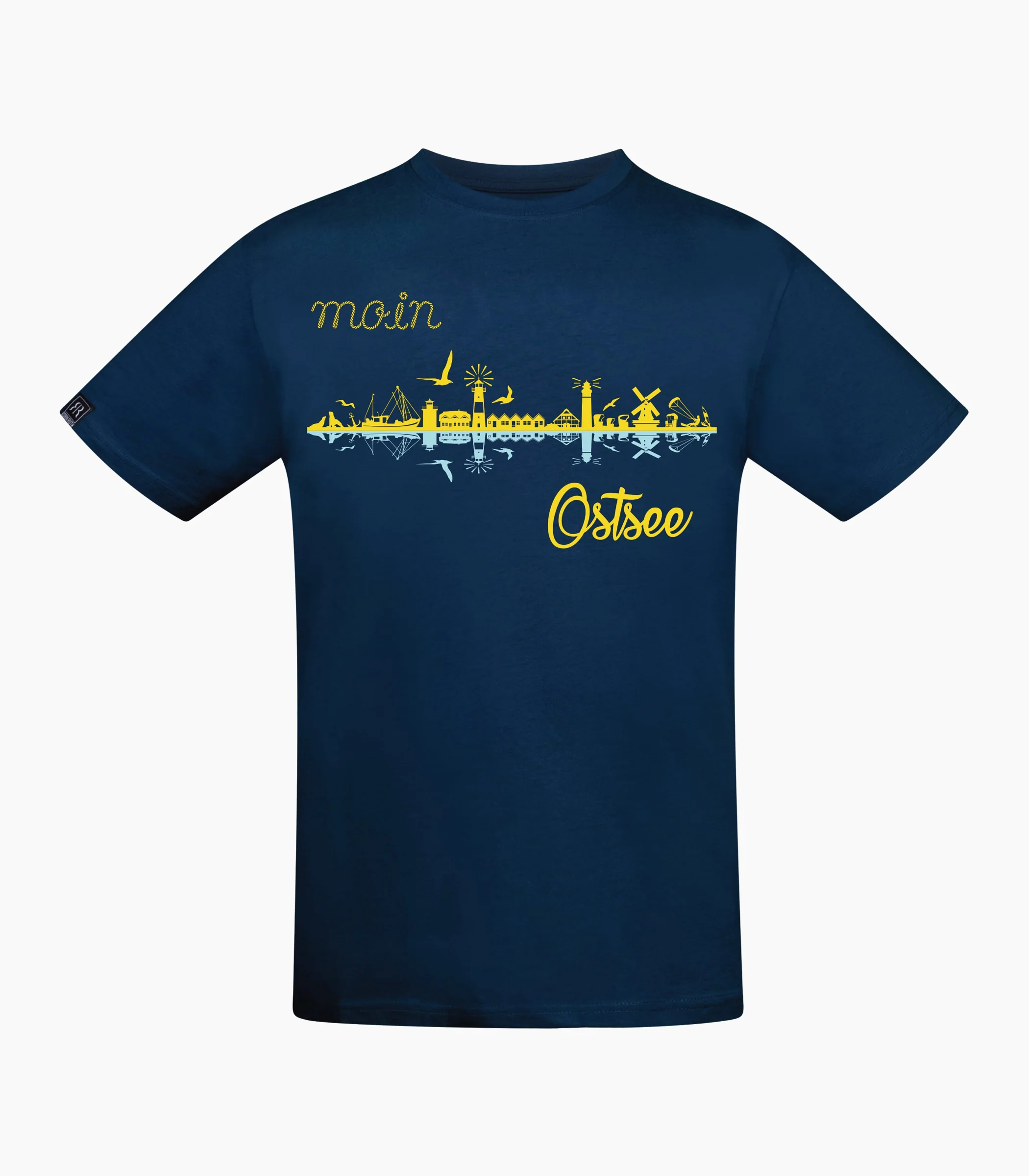 Ostsee Rundhalsausschnitt T-Shirt Unisex-RRT150