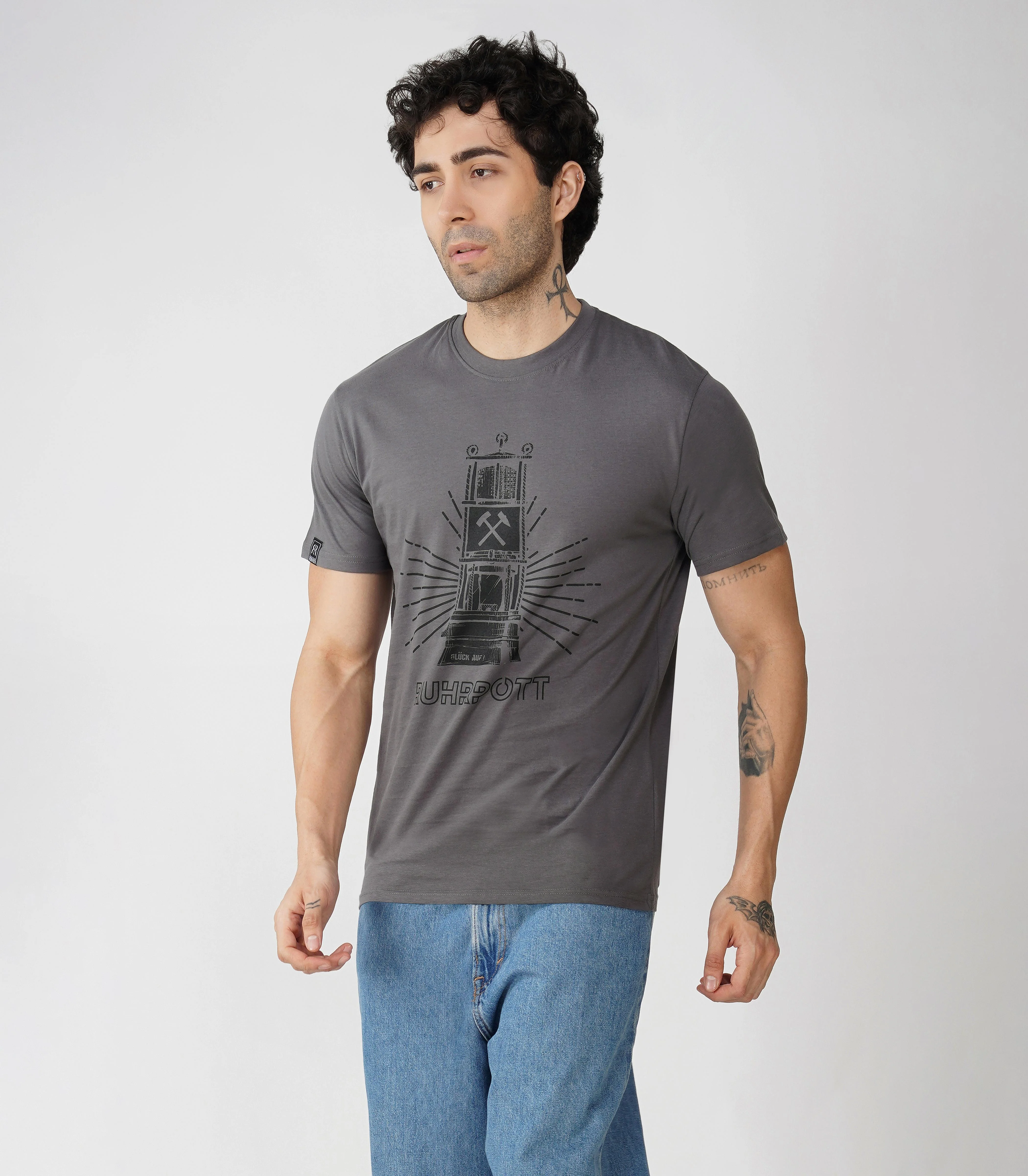 Ruhrpott Rundhalsausschnitt T-Shirt Unisex-RRT509