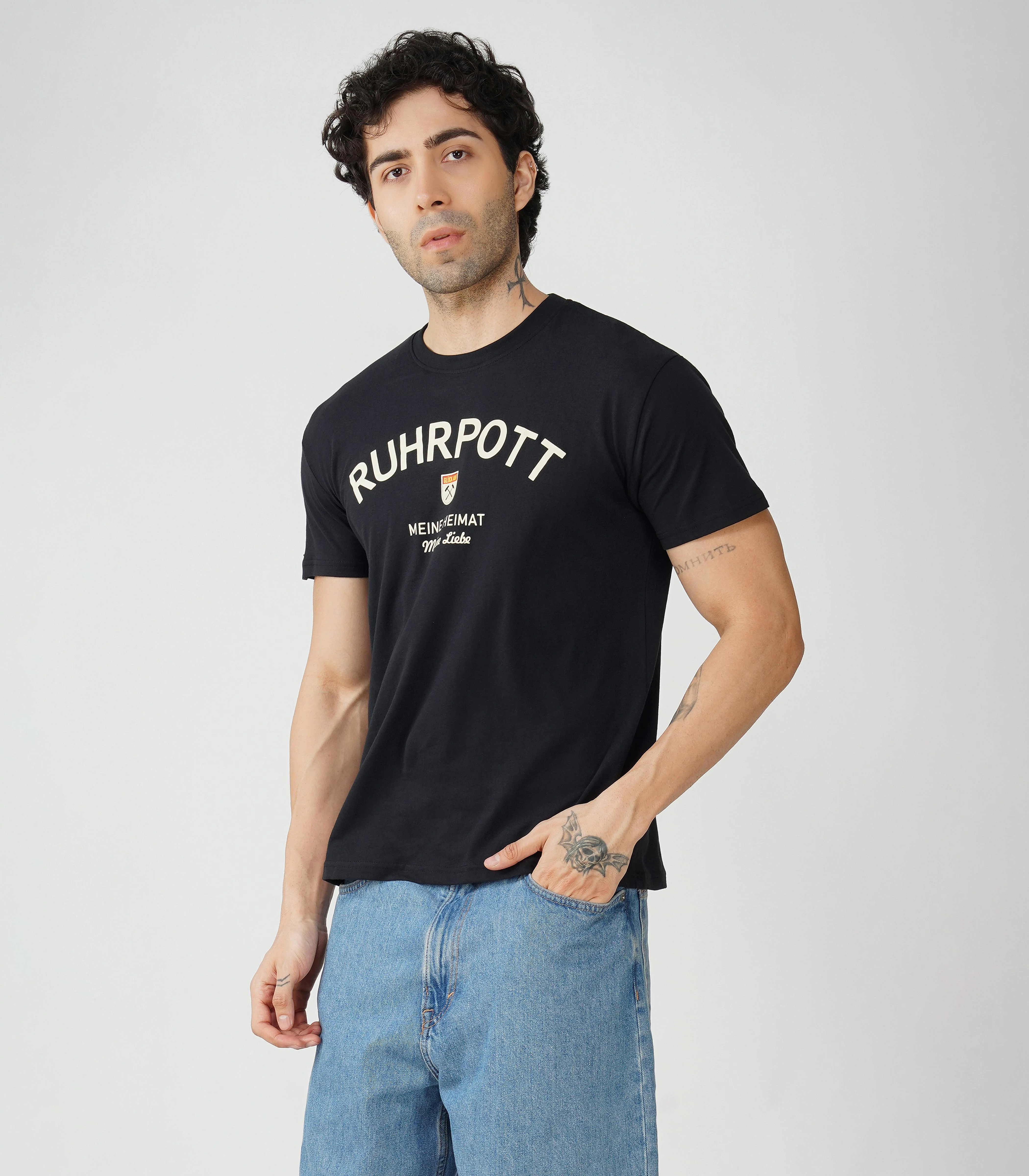 Ruhrpott Rundhalsausschnitt T-Shirt Unisex-RRT548
