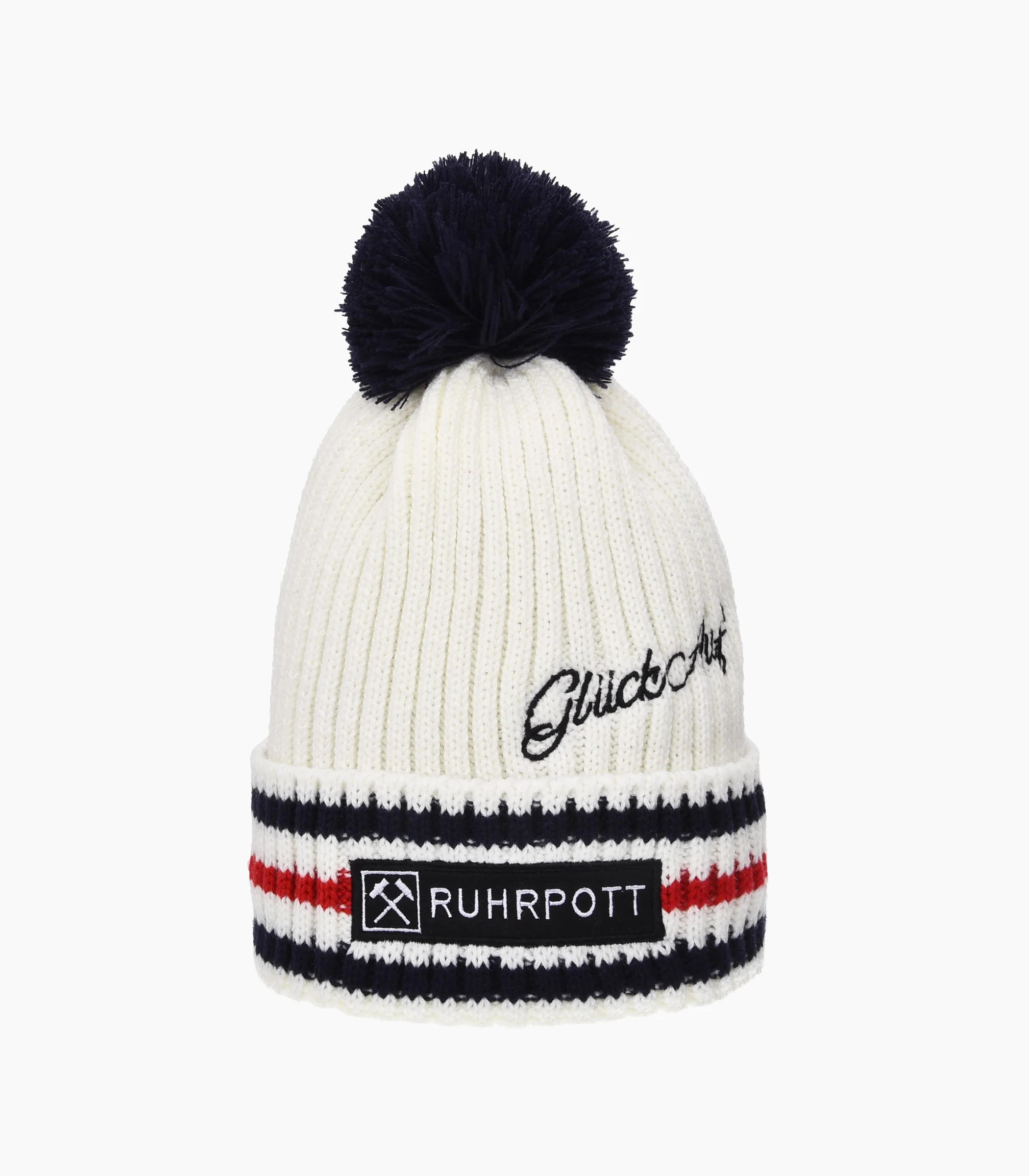 Ruhrpott Wintermütze mit Pompon