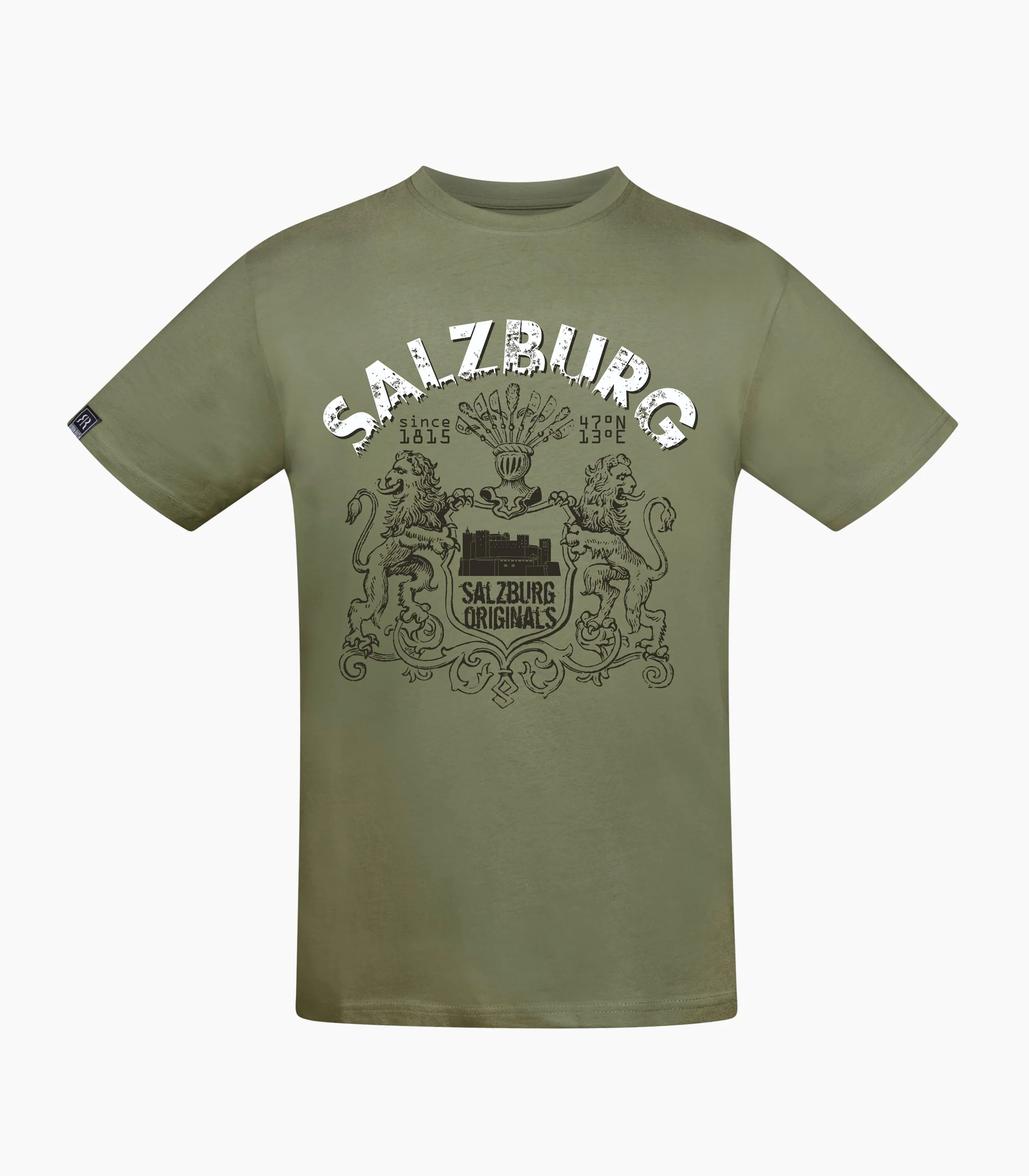 Salzburg Rundhalsausschnitt T-Shirt Unisex-RRT163