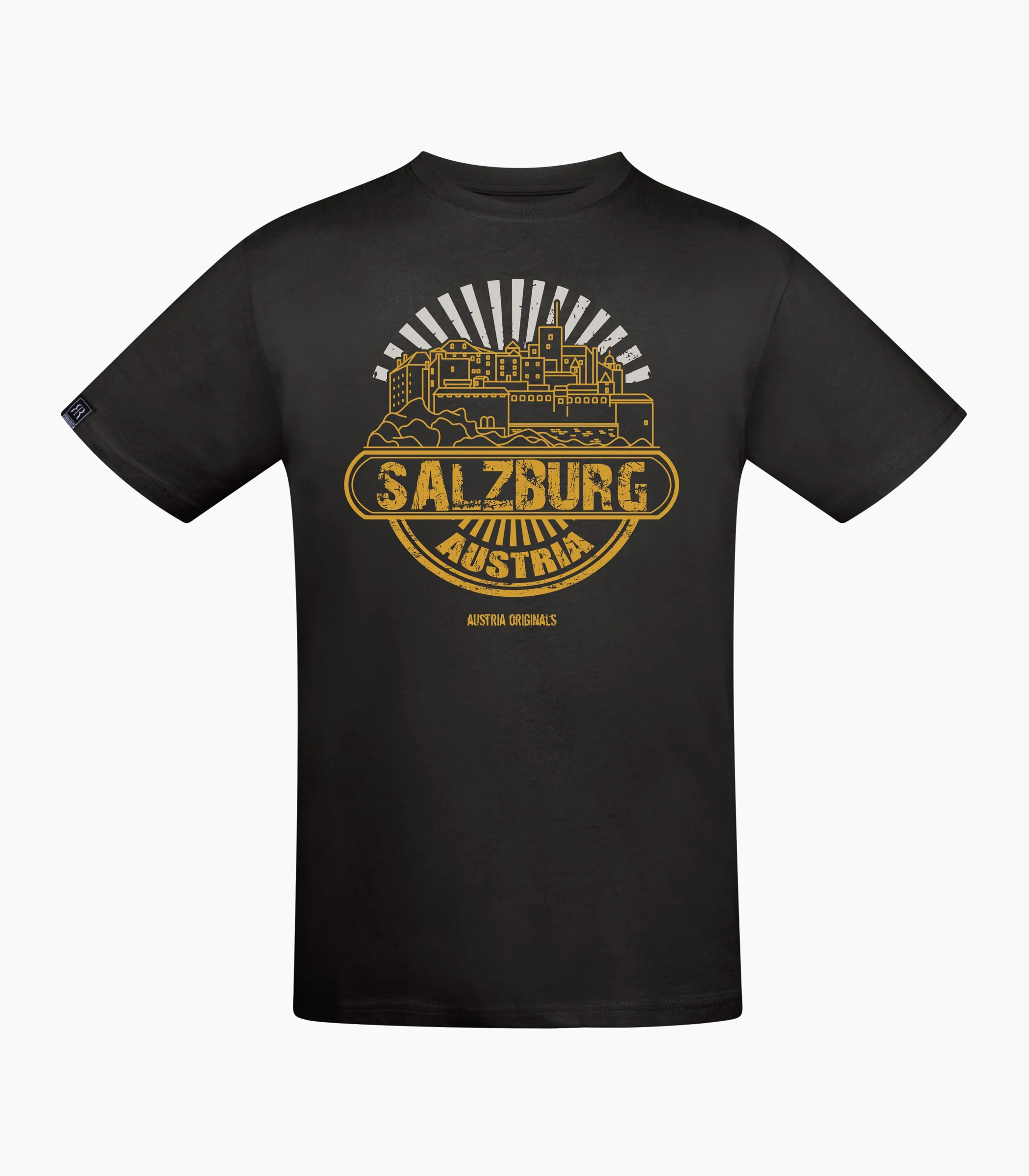 Salzburg Rundhalsausschnitt T-Shirt Unisex-RRT165