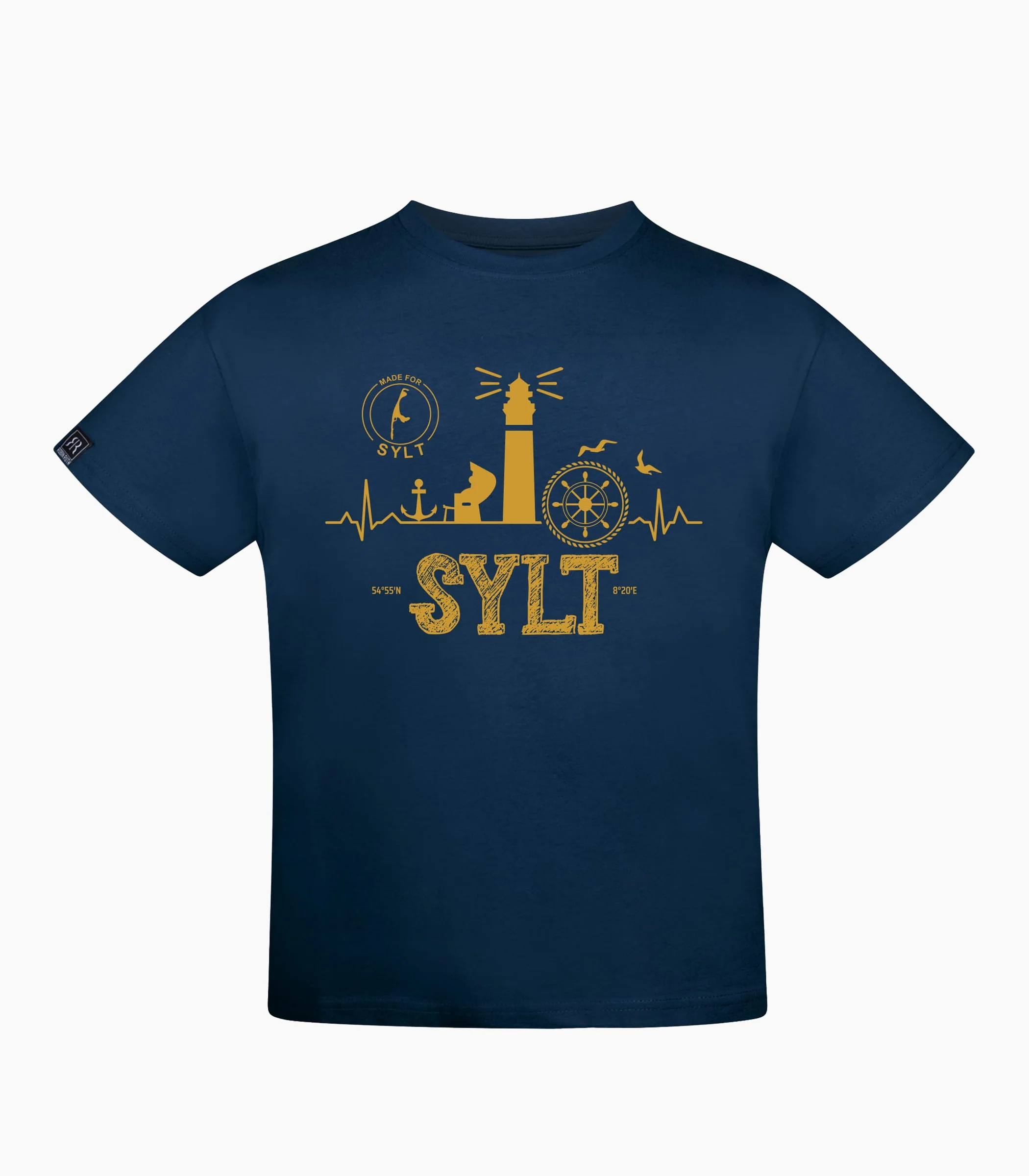 Sylt Rundhalsausschnitt T-Shirt Kids-Rkt40