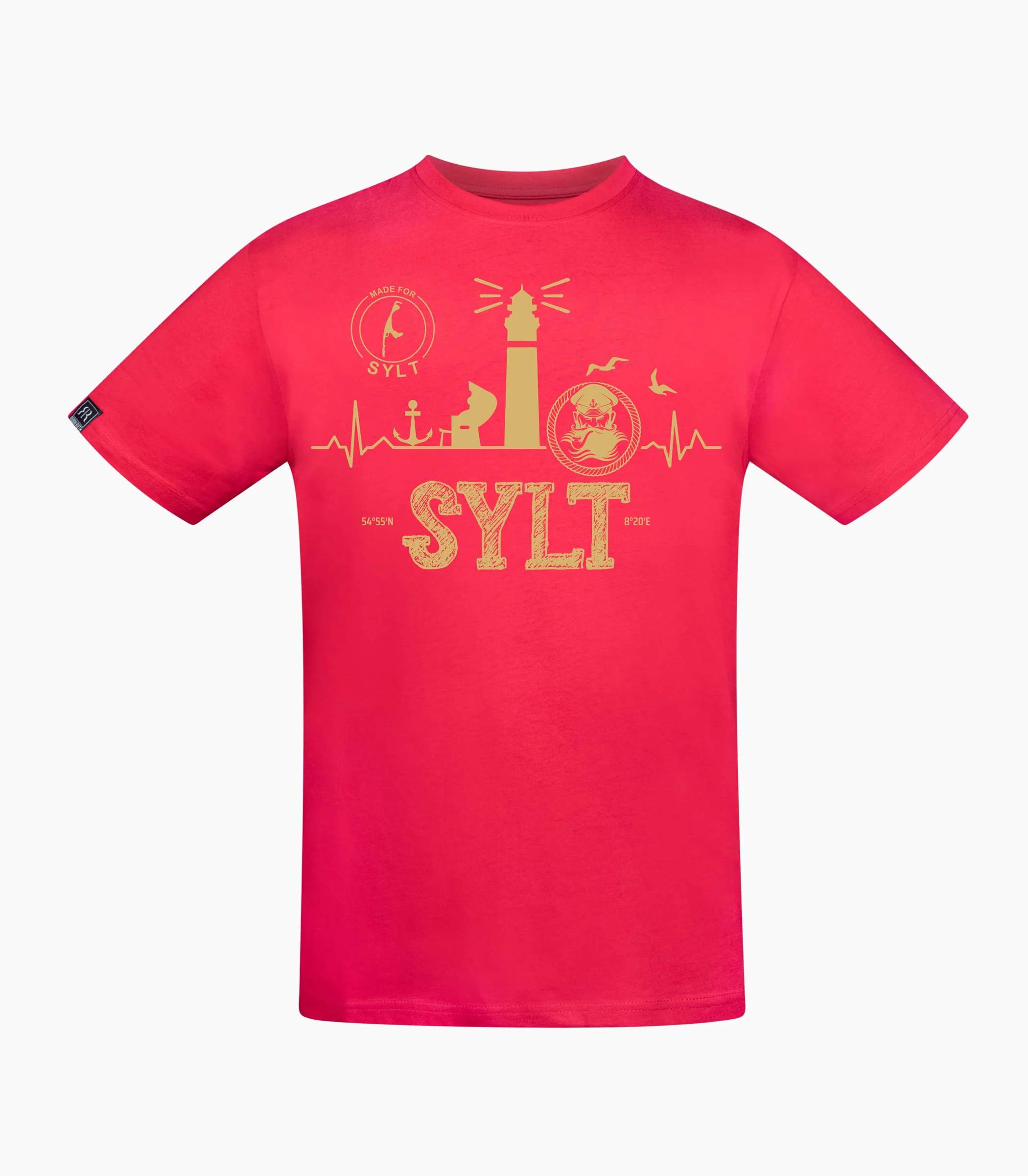 Sylt Rundhalsausschnitt T-Shirt Unisex-RRT140
