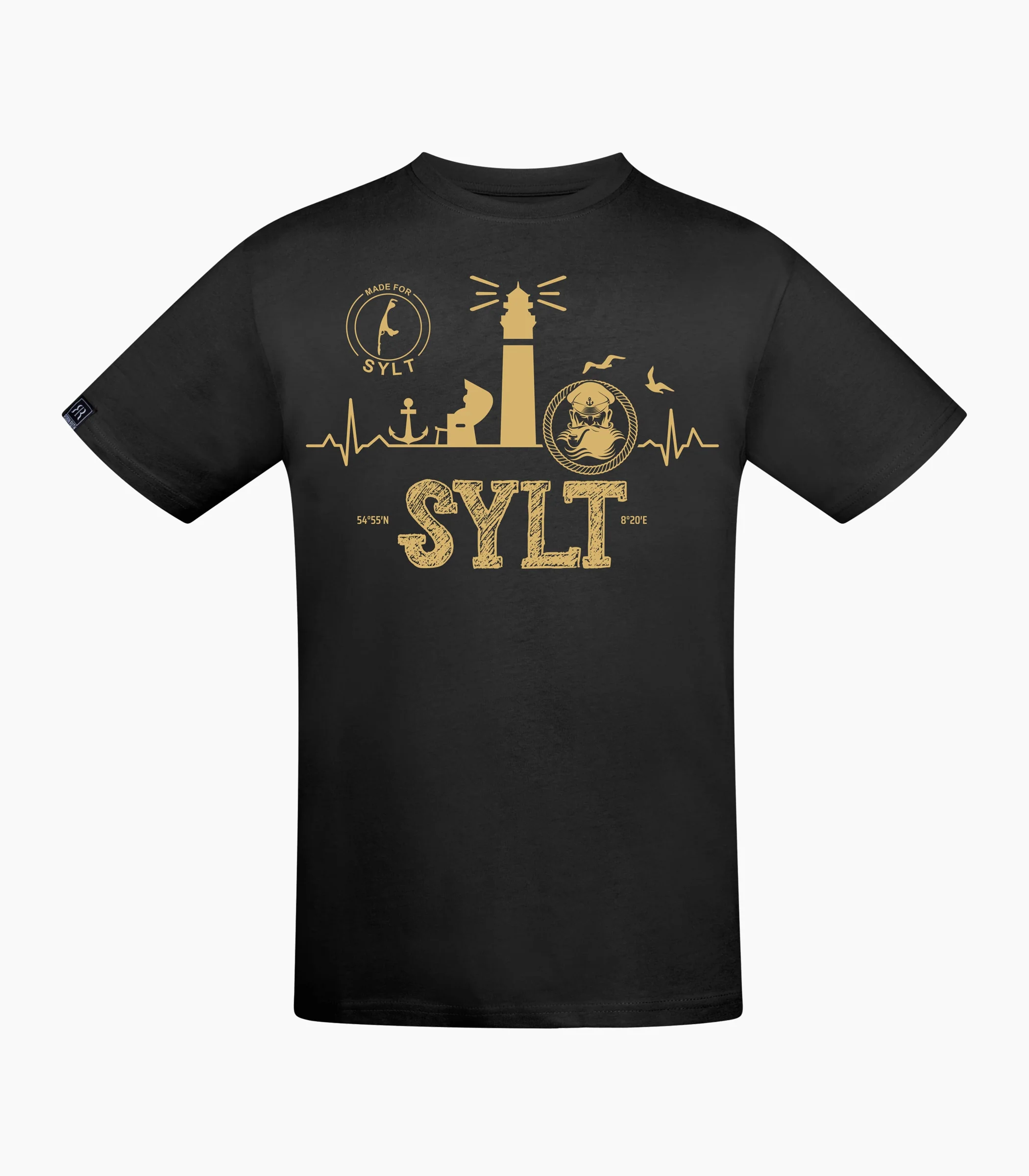 Sylt Rundhalsausschnitt T-Shirt Unisex-RRT141
